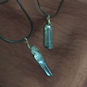 Aqua Aura Quartz Choker